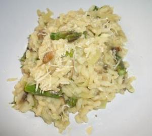 Asparagus and Mushroom Risotto