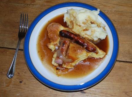 toad in the hole for British sausage week