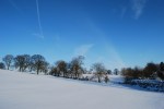 Yorkshire Dales Snow - view from the farm