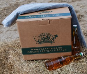 Mail Order Meat Wool Insulated Delivery Box