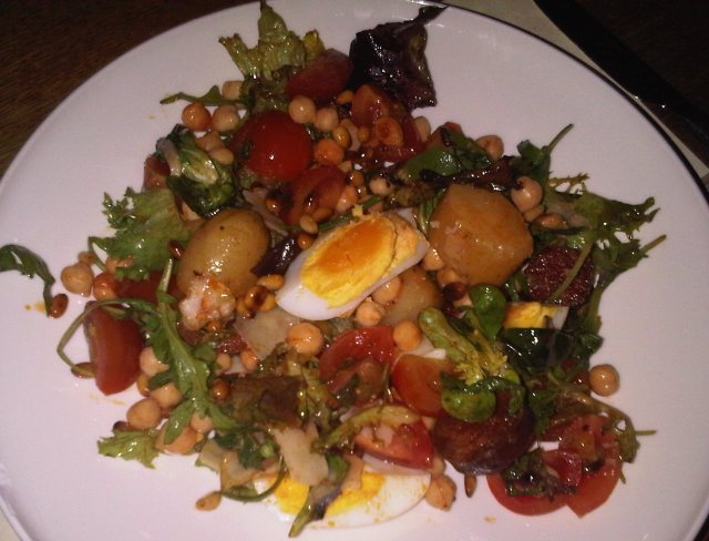 chorizo and potato salad