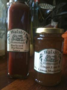 Walsh's backyard barbecue sauce