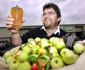 Stephen Naylor - Cider Making, Photo Telegraph & Argus