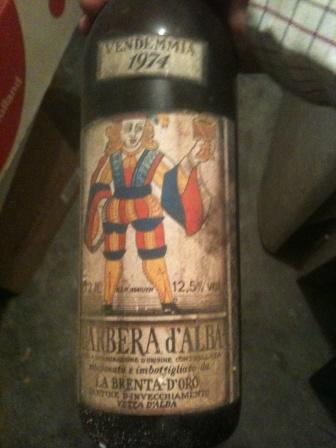 barbera d'alba vendemmia 1974 barbera d'alba vendemmia 1974