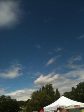 Broughton Game Fair Spitfire Flypast