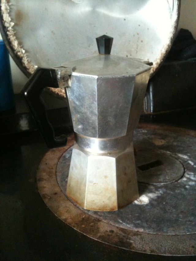 Bialetti Coffee Pot on the Aga