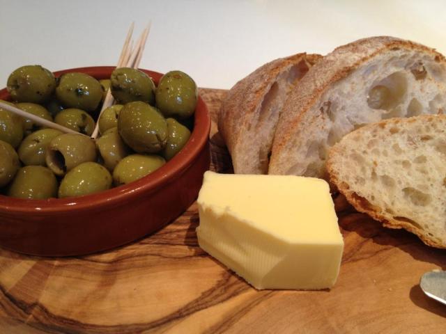 Ciabatta and Olives