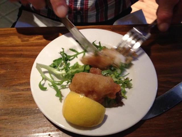 beer battered king prawns