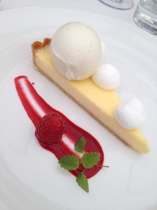 Lemon Tart, Lime Sorbet & Meringue