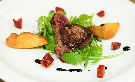 Bonnie Gull Pigeon Breast with Yorkshire Chorizo Bonnie Gull Pigeon Breast with Yorkshire Chorizo