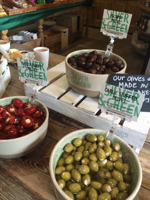 Silver & Green Olives Town End Farm Shop