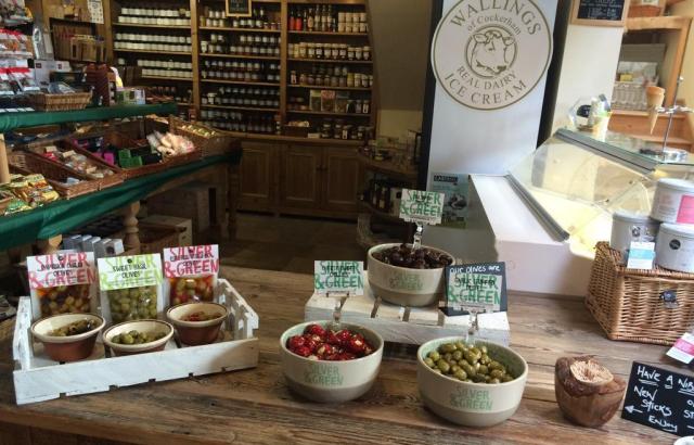 Silver & Green Olives Town End Farm Shop