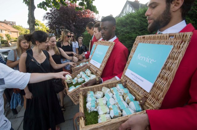 Fortnum & Mason Scotch Eggs Wimbledon Queue