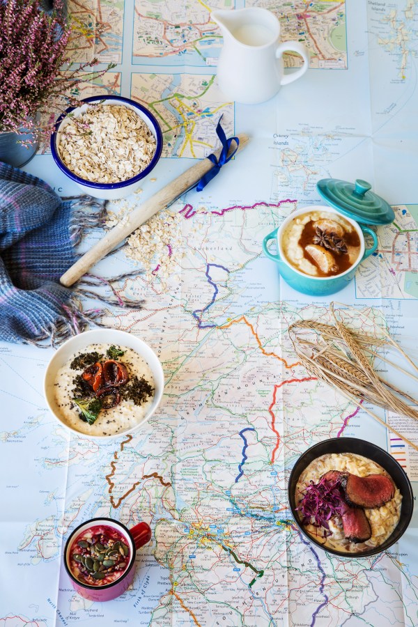 Visit Scotland launches The Porridge Grand Tour of Scotland where tourists can enjoy sweet and savoury porridge dishes for breakfast, lunch and dinner whilst admiring stunning Scottish landscapes.